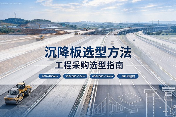 黄石港沉降板选择方法