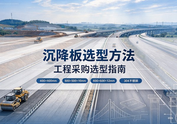 黄石港沉降板选择方法